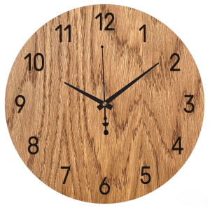 Elegante Wanduhr aus Holz – ein stilvolles Stück für jeden Raum