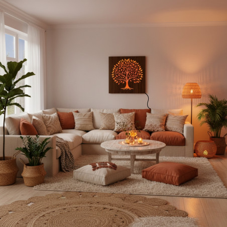 LED-Lichtmalerei für Wohnzimmer, Schlafzimmer oder Büro