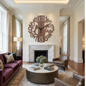 Vogeluhr aus Holz - 2