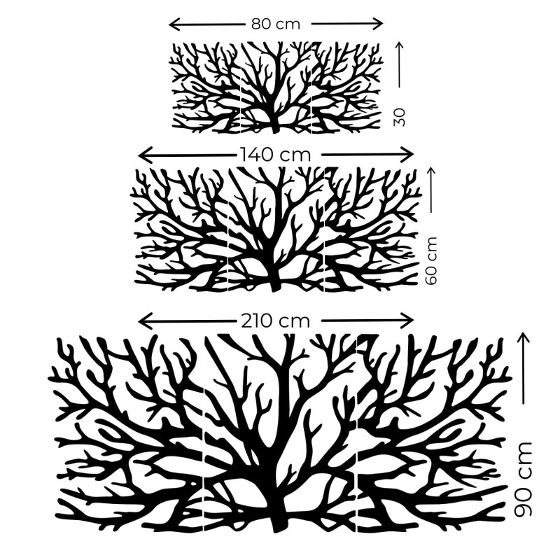 DIMENSION, Ökologische Wanddekoration aus Holz mit Lebensbaum-Motiv