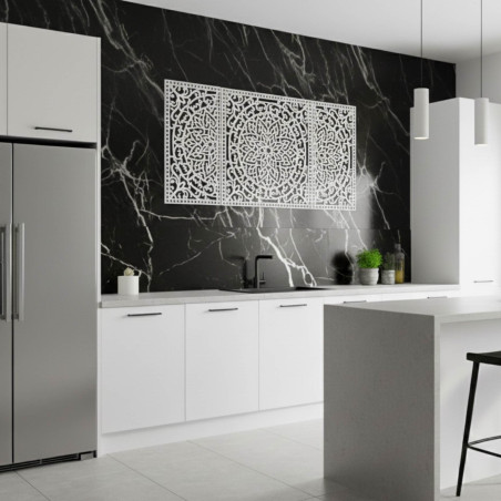 Elegante Mandala-Darstellung aus HDF, die die Wände Ihres Wohnzimmers oder Büros verschönert.