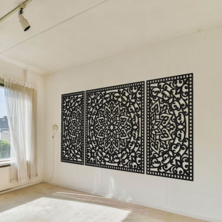 Modernes dreiteiliges Dekorationselement – eine elegante Ergänzung für das Interieur