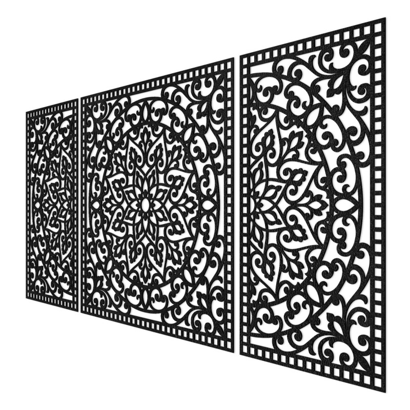 Modernes dreiteiliges Dekorationselement – eine elegante Ergänzung für das Interieur