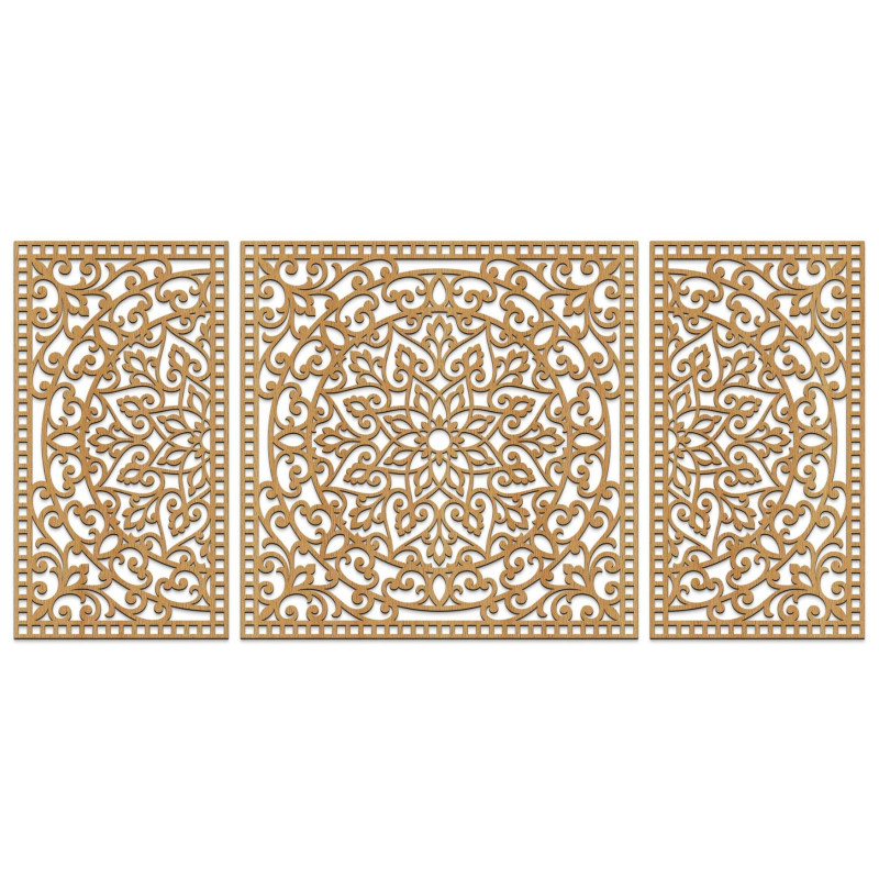 Modernes dreiteiliges Dekorationselement – eine elegante Ergänzung für das Interieur