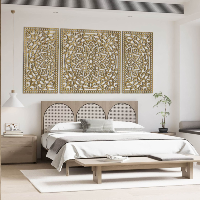 Mandala-Wanddekoration aus Holz - FLOFER