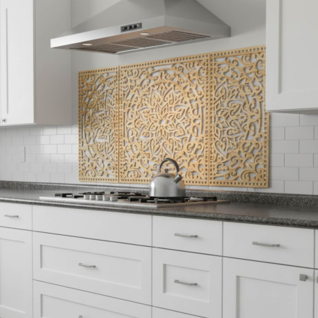Holzwanddekoration Silhouette – modernes und elegantes Design