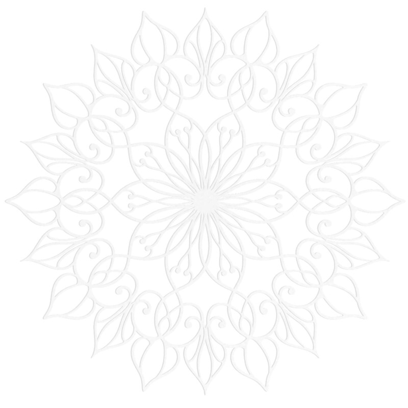 Mandala-Lebensblume aus Holz – harmonische Wohndekoration