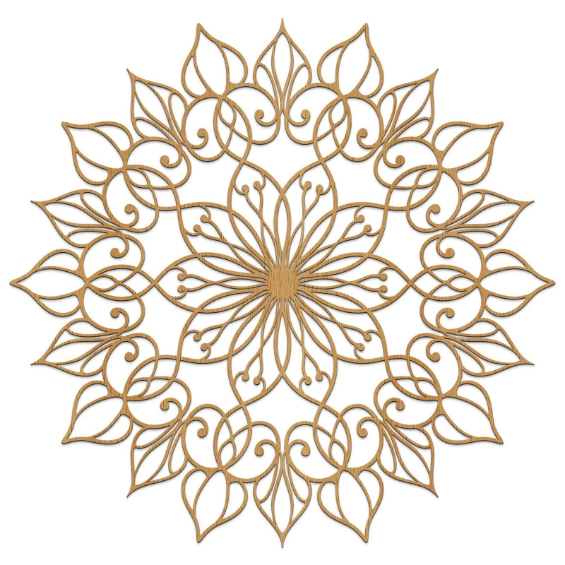 Mandala-Gemälde aus Holz für ein friedliches und harmonisches Zuhause