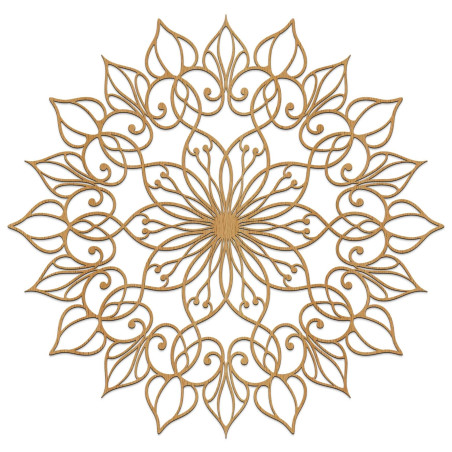 Mandala-Gemälde aus Holz für ein friedliches und harmonisches Zuhause