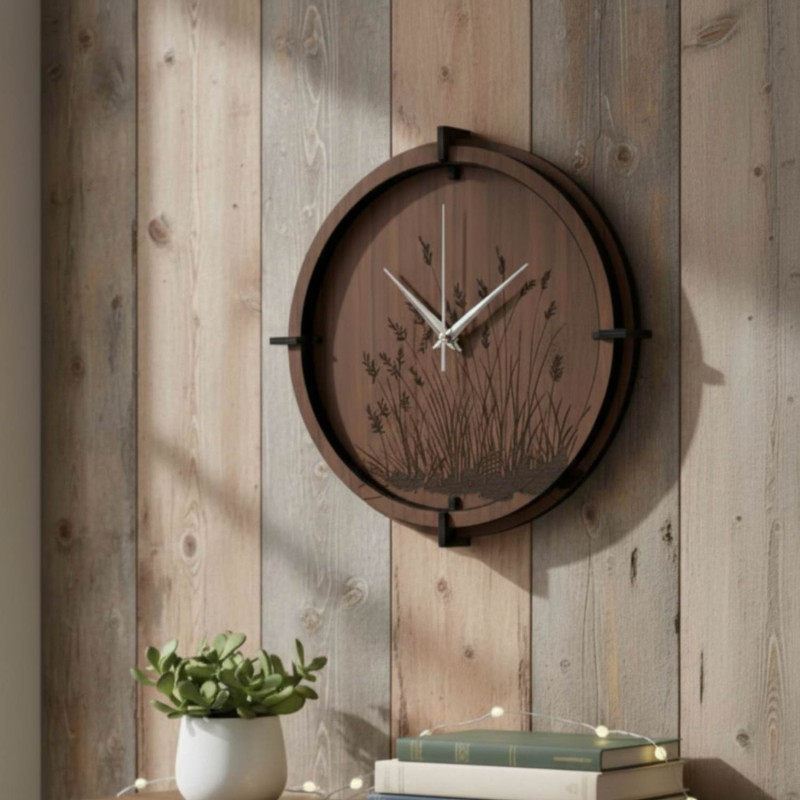 Geräuschlose Wanduhr für Schlafzimmer oder Büro