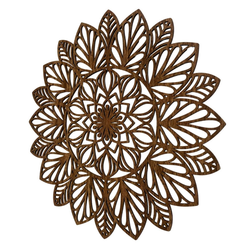 Eine Wanddekoration mit floralem Motiv, die den Raum auflockert und eine angenehme Atmosphäre schafft.