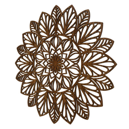 Eine Wanddekoration mit floralem Motiv, die den Raum auflockert und eine angenehme Atmosphäre schafft.