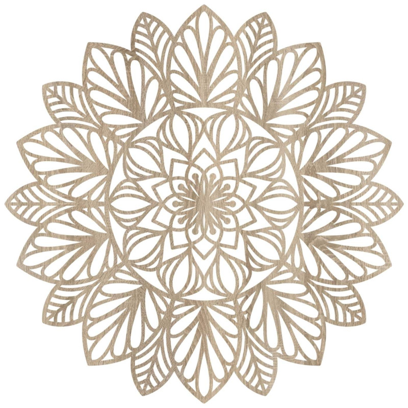 Eine Wanddekoration mit floralem Motiv, die den Raum auflockert und eine angenehme Atmosphäre schafft.