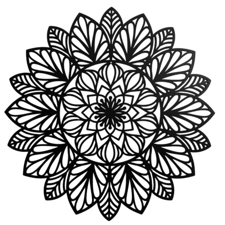 Mandala aus Holz für die Wand – natürliche Dekoration für den Innenbereich