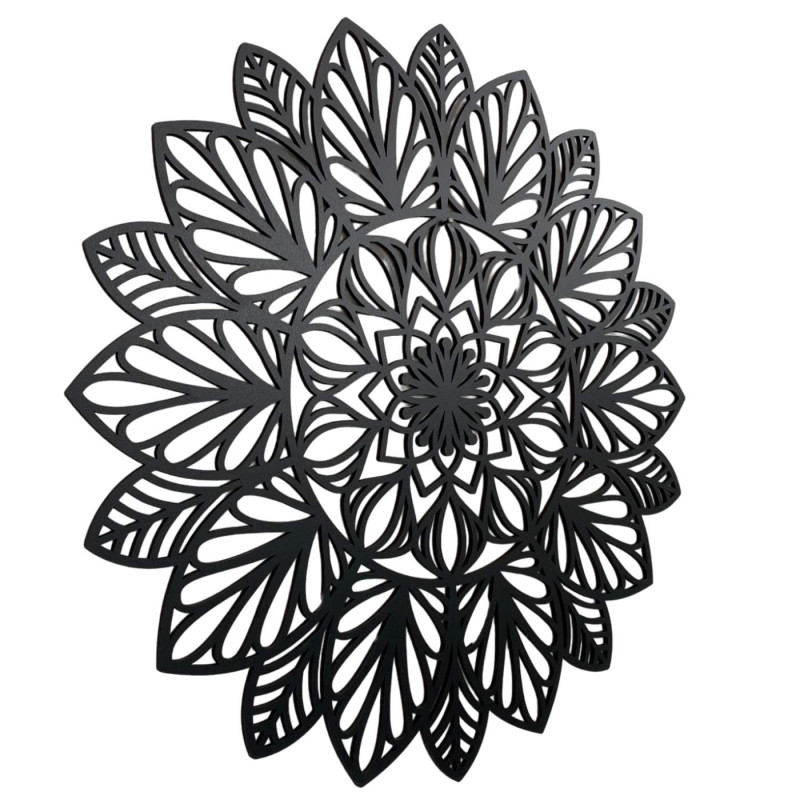 Mandala aus Holz für die Wand – natürliche Dekoration für den Innenbereich