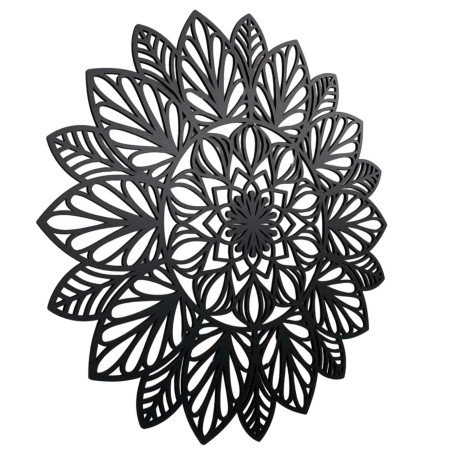 Mandala aus Holz für die Wand – natürliche Dekoration für den Innenbereich