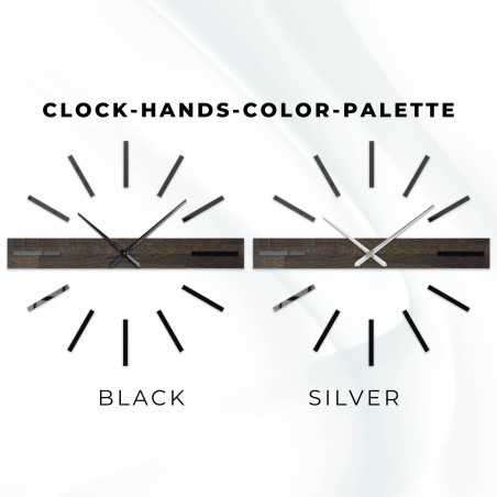 Minimalistische Uhr aus Eichenholz – eine originelle Ergänzung für jedes Interieur.