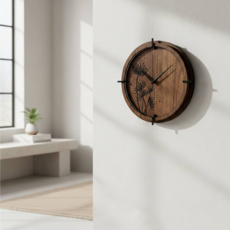 Minimalistisches Design und die Schönheit von dunklem Holz in Ihrem Zuhause.