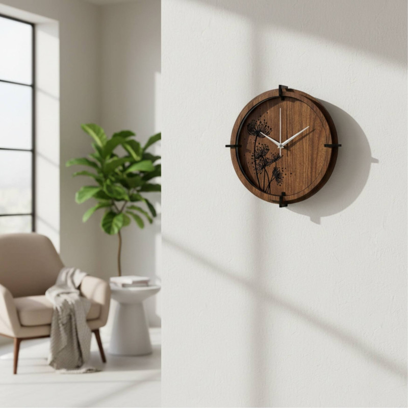 Minimalistisches Design und die Schönheit von dunklem Holz in Ihrem Zuhause.