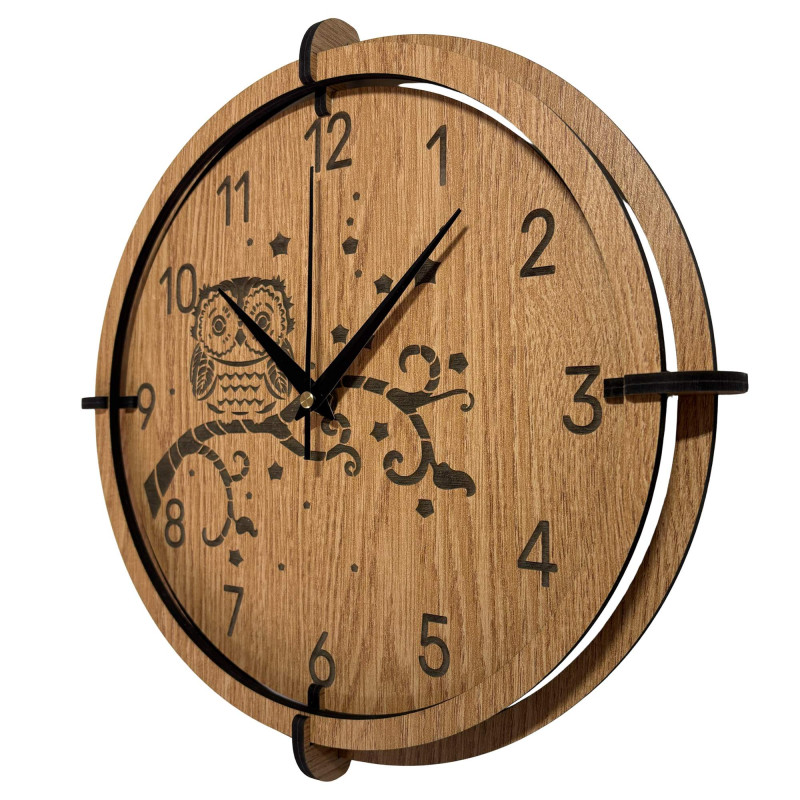 Eulen-Wanduhr – eine elegante Ergänzung für Ihr Zuhause
