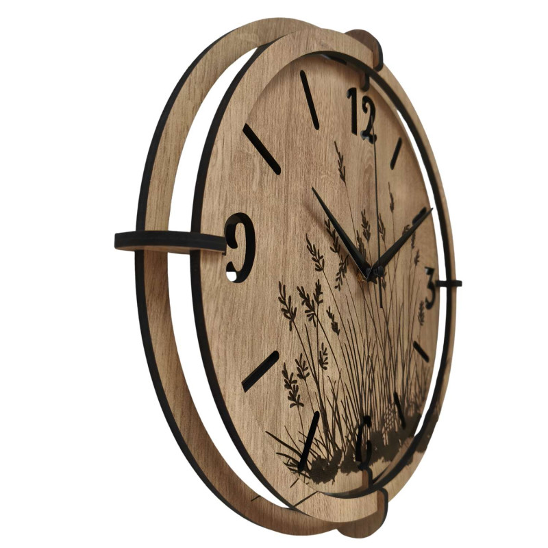 Holzwanduhr im minimalistischen Design für jedes Zuhause