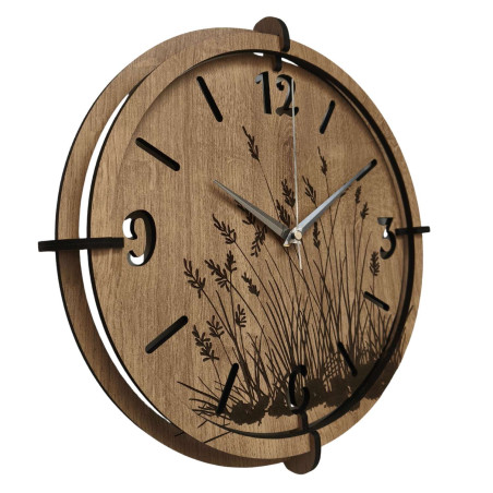 Holzwanduhr im minimalistischen Design für jedes Zuhause