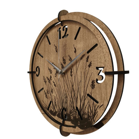 Holzwanduhr im minimalistischen Design für jedes Zuhause