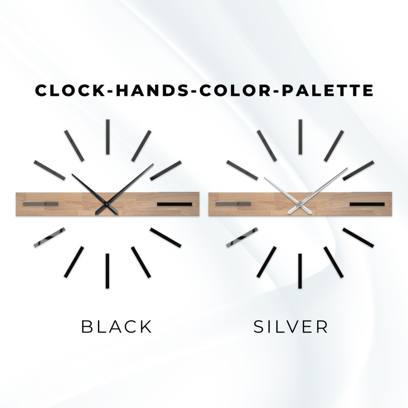 Elegante 3D-Uhr für ein modernes Interieur