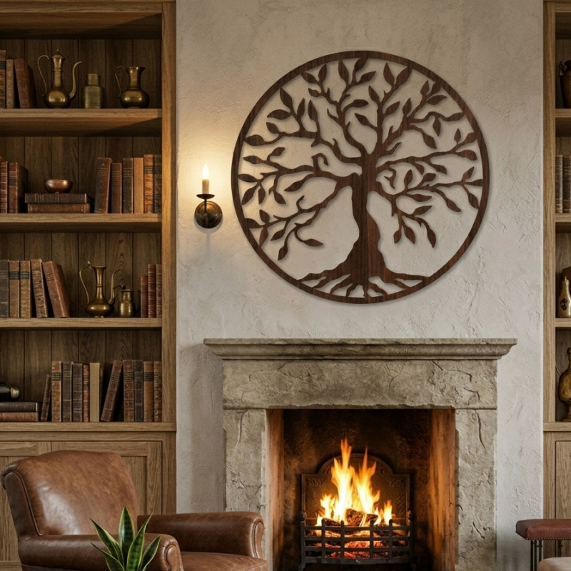 copy of Holzbild Lebensbaum im Kreis | CATARA