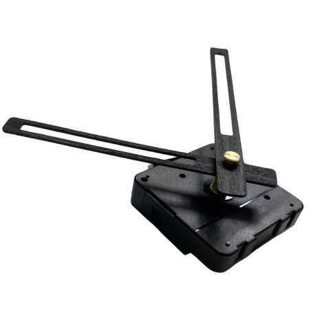 Schwarze Uhrzeiger, ideal zum Ersetzen alter Uhrzeiger.