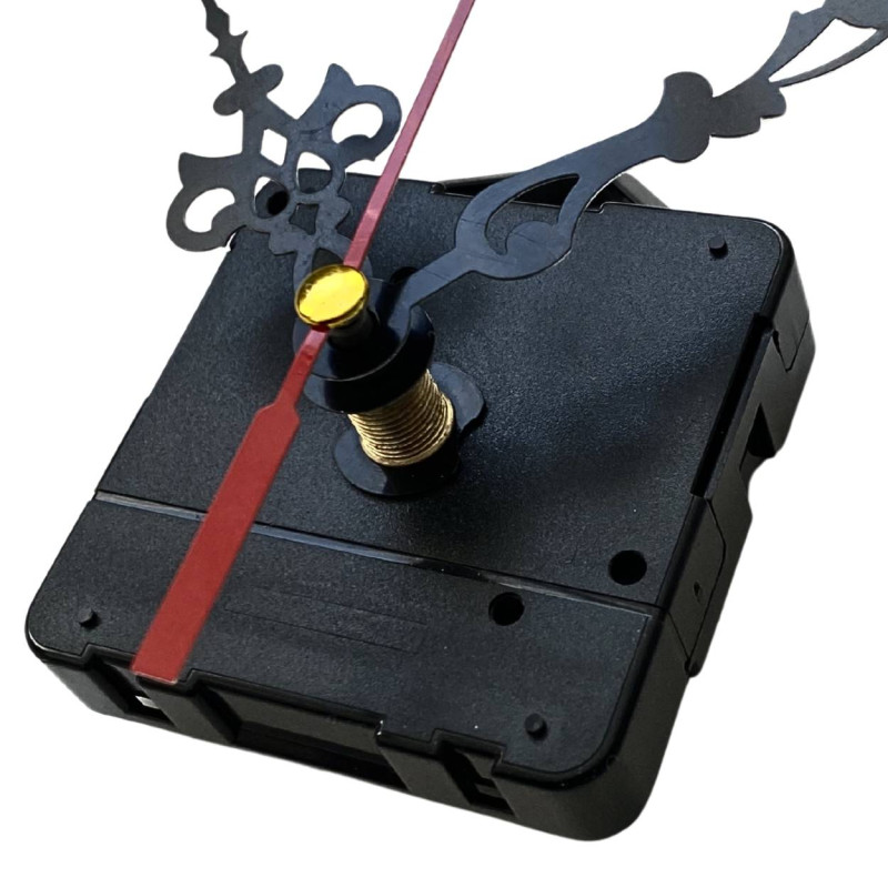 Extravagante, schwarze Aluminium-Uhrzeiger 6,5...