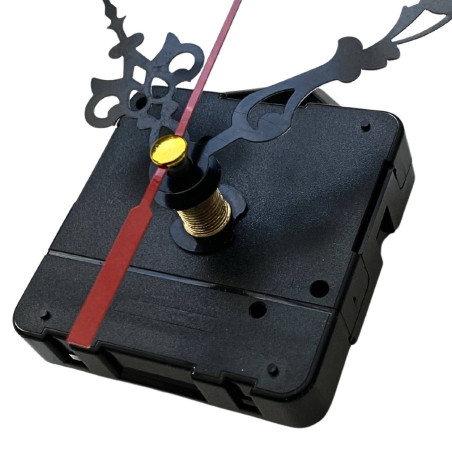 Extravagante, schwarze Aluminium-Uhrzeiger 6,5 / 9 cm