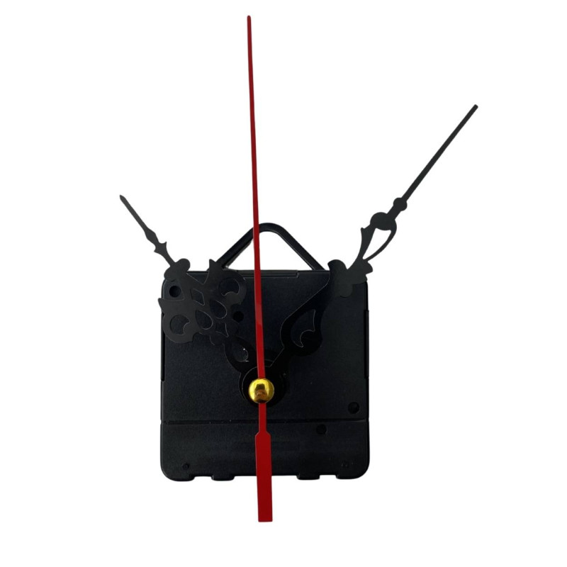 Extravagante schwarze Aluminium-Uhrzeiger für kühne und originelle Designs.