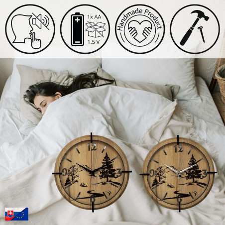 Designeruhr mit Naturmotiv und 3D-Effekt