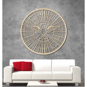 Holzbild einer Taube – Symbol des Heiligen Geistes 2