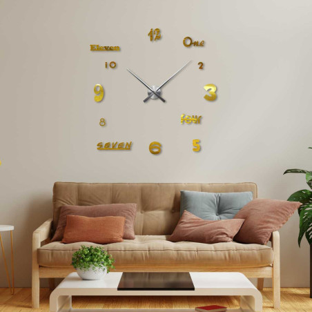 Wanduhr zum Aufkleben - ONEDRE
