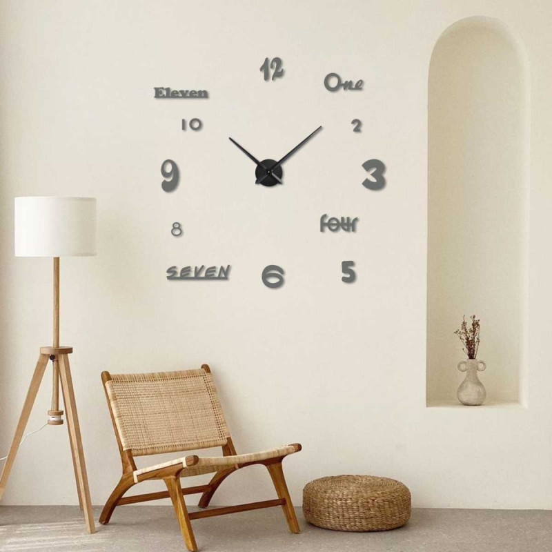 Wanduhr zum Aufkleben - ONEDRE