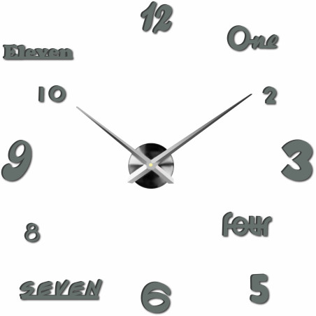 Wanduhr zum Aufkleben - ONEDRE