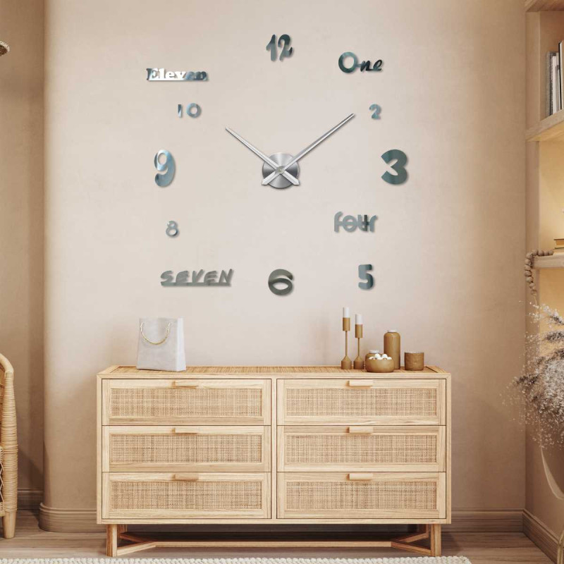 Wanduhr zum Aufkleben - ONEDRE