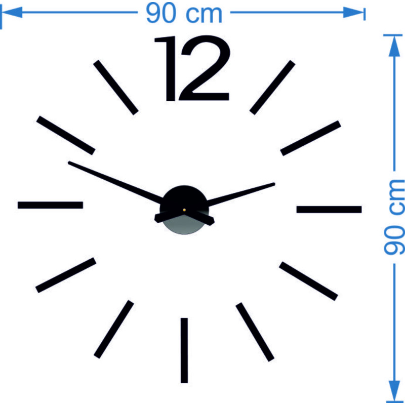 Moderne Wanduhr - DIY 3D EXPQZ