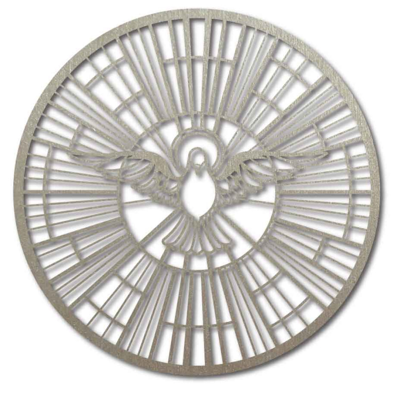 Holzbild einer Taube – Symbol des Heiligen Geistes