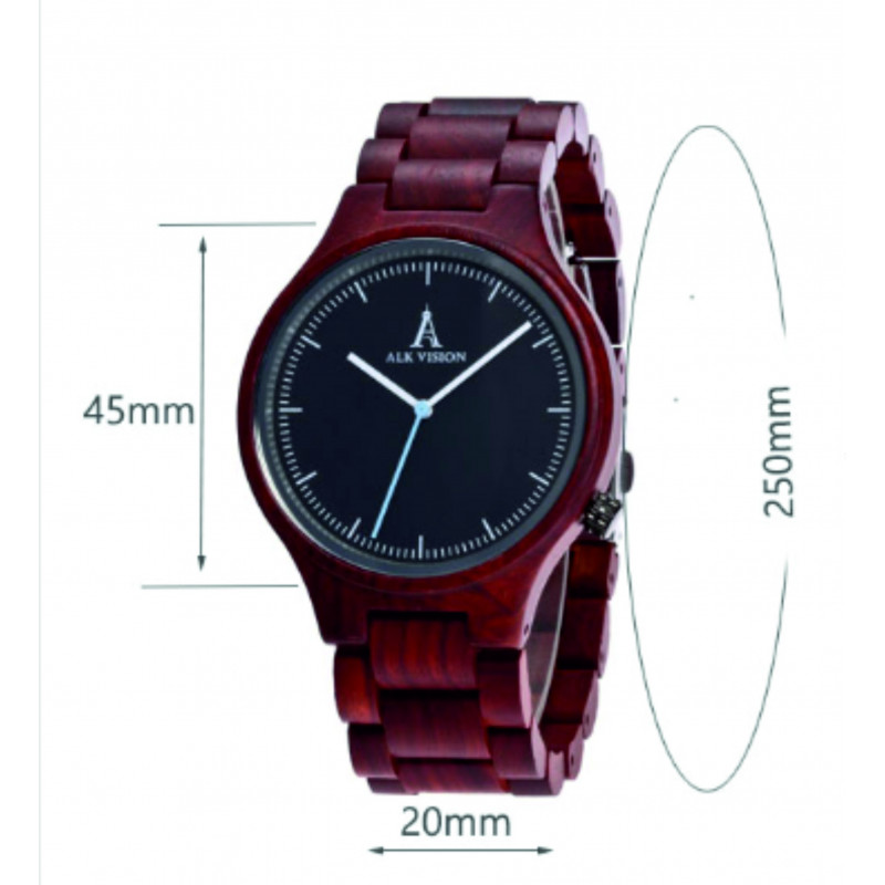 READER Armbanduhr aus Holz. Meine Damen und Herren.