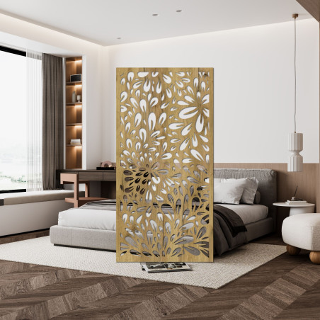 Stilvolle Wanddekoration aus Holz für ein modernes Interieur