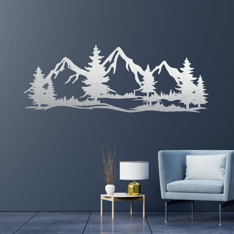 Entdecken Sie einzigartige Wanddekorationen aus Holz, inspiriert von majestätischen Bergen und tiefen Wäldern.