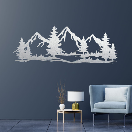 Entdecken Sie einzigartige Wanddekorationen aus Holz, inspiriert von majestätischen Bergen und tiefen Wäldern.