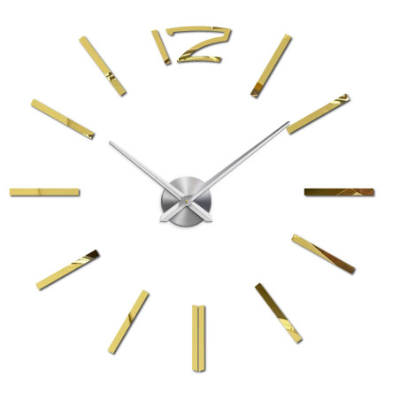Selbstklebende Spiegel-Wanduhr - PROFIE