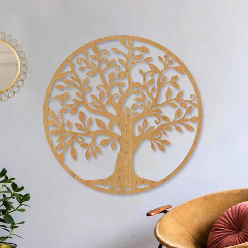 Holzbild „Baum des Lebens“ – elegante Wanddekoration aus Holz