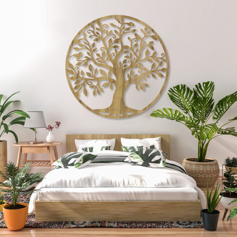 Holzbild „Baum des Lebens“ – elegante Wanddekoration aus Holz