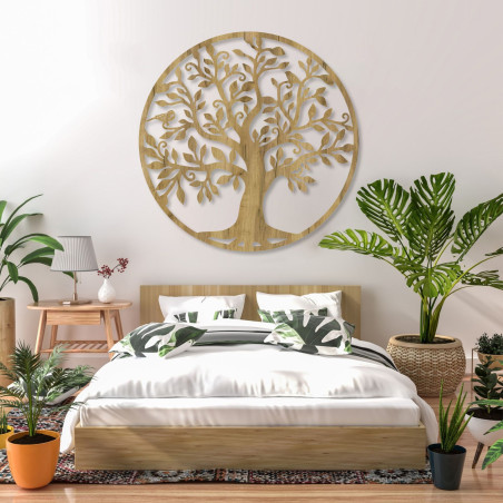 Holzbild „Baum des Lebens“ – elegante Wanddekoration aus Holz