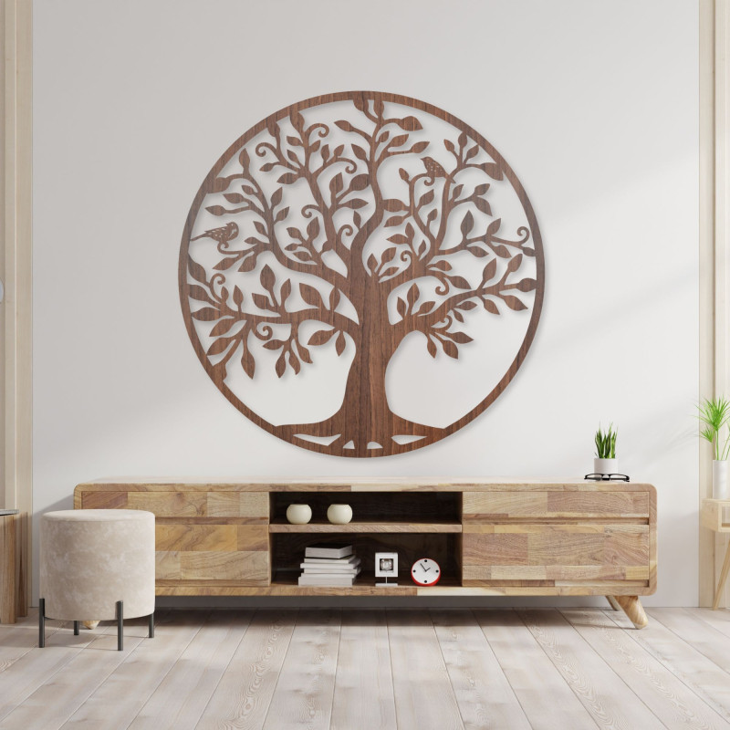 Holzbild „Baum des Lebens“ – elegante Wanddekoration aus Holz
